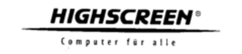 HIGHSCREEN Computer für alle Logo (IGE, 28.08.1992)