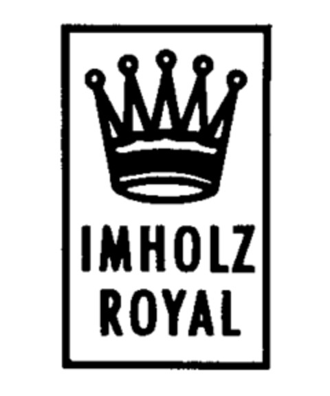 IMHOLZ ROYAL Logo (IGE, 06/16/1993)