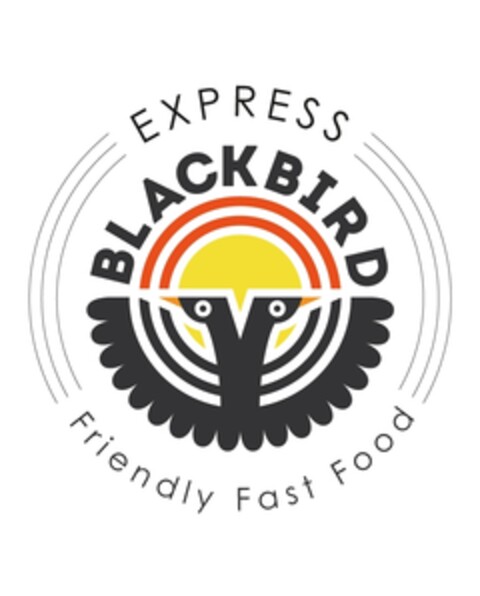 EXPRESS BLACKBIRD Friendly Fast Food Logo (IGE, 22.08.2018)