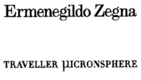 Ermenegildo Zegna TRAVELLER MICRONSPHERE Logo (IGE, 24.01.2005)