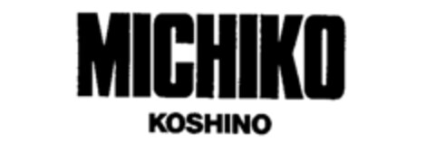 MICHIKO KOSHINO Logo (IGE, 07/12/1994)