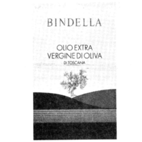 BINDELLA OLIO EXTRA VERGINE DI OLIVA DI TOSCANA Logo (IGE, 11/10/1988)