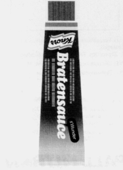 Knorr Bratensauce S'Wunder Logo (IGE, 13.03.1996)