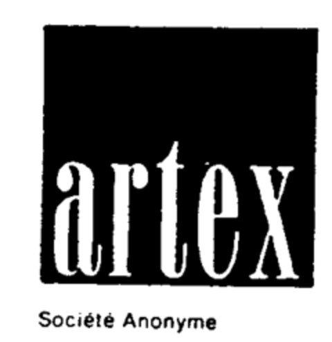 artex Société Anonyme Logo (IGE, 16.02.1988)