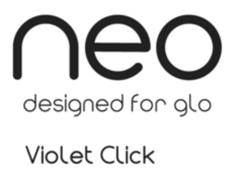 neo designed for glo Violet Click Logo (IGE, 05/18/2022)