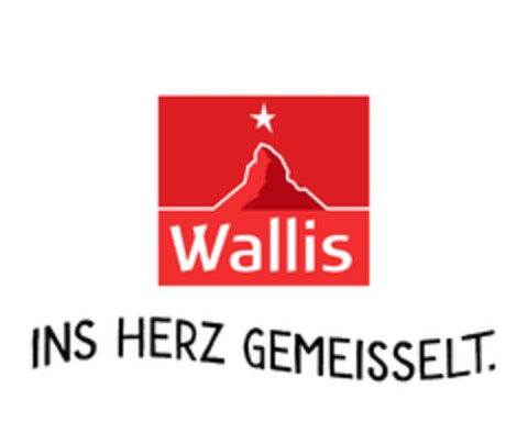 Wallis INS HERZ GEMEISSELT. Logo (IGE, 09.03.2023)