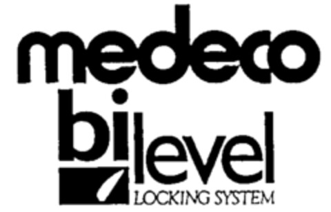 medeco bilevel LOCKING SYSTEM Logo (IGE, 28.04.1997)