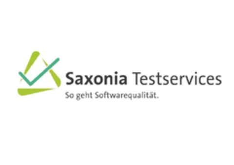 Saxonia Testservices So geht Sofwarequalität. Logo (IGE, 01/14/2020)