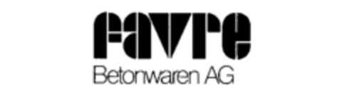 favre Betonwaren AG Logo (IGE, 21.03.1995)