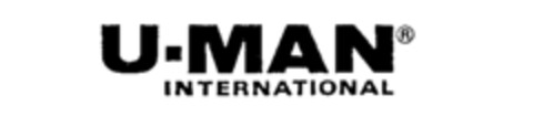 U-MAN INTERNATIONAL Logo (IGE, 18.07.1988)