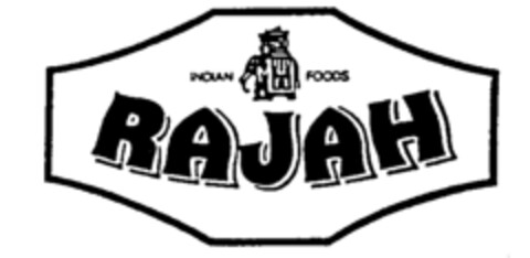 RAJAH INDIAN FOODS Logo (IGE, 17.08.1993)