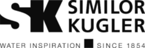 SK SIMILOR KUGLER WATER INSPIRATION SINCE 1854 Logo (IGE, 12/03/2012)