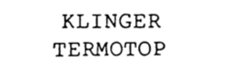 KLINGER TERMOTOP Logo (IGE, 24.07.1989)