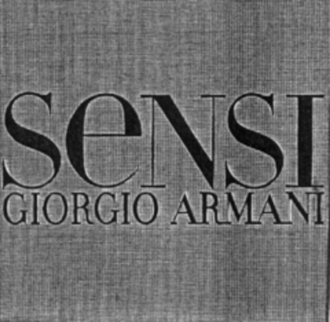 sensi GIORGIO ARMANI Logo (IGE, 30.04.2003)