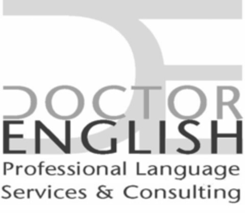 DOCTOR ENGLISH Professional Language Services & Consulting Logo (IGE, 28.10.2005)