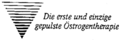 Die erste und einzige gepulste Östrogentherapie Logo (IGE, 30.03.2001)