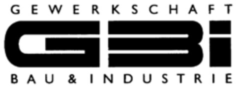 GEWERKSCHAFT GBi BAU & INDUSTRIE Logo (IGE, 19.06.2002)