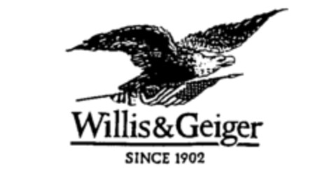 Willis & Geiger SINCE 1902 Logo (IGE, 17.06.1993)