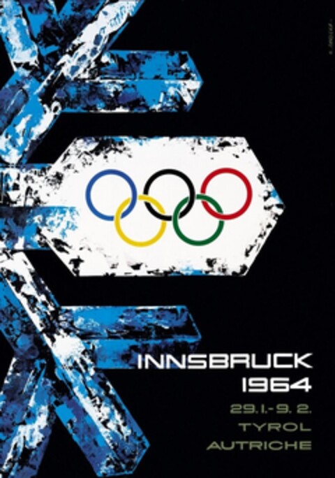 INNSBRUCK 1964 29.1.- 9.2. TYROL AUTRICHE Logo (IGE, 31.07.2012)