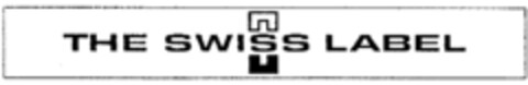 THE SWISS LABEL Logo (IGE, 10/08/1997)