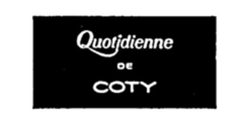 Quotidienne DE COTY Logo (IGE, 10.11.1986)