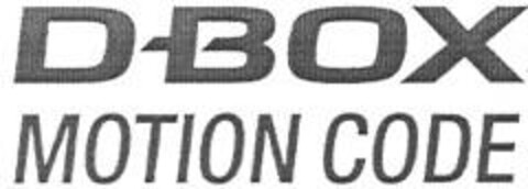 D-BOX MOTION CODE Logo (IGE, 05.03.2008)