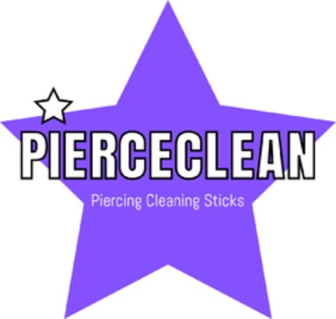 PIERCECLEAN Piercing Cleaning Sticks Logo (IGE, 18.10.2017)