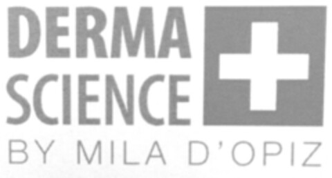 DERMA SCIENCE BY MILA D'OPIZ Logo (IGE, 10.12.2013)