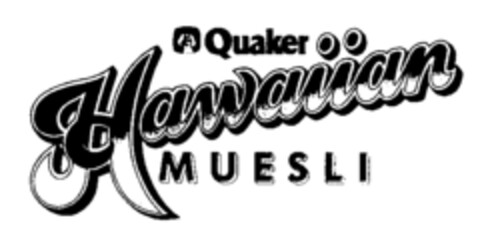 Quaker Hawaiian MUESLI Logo (IGE, 27.03.1992)