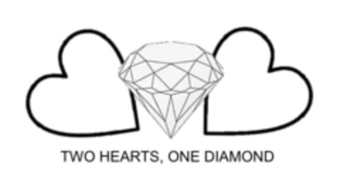 TWO HEARTS, ONE DIAMOND Logo (IGE, 09/22/2020)