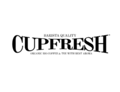 BARISTA QUALITY CUPFRESH ORGANIC BIO COFFEE & TEE WITH BEST AROMA Logo (IGE, 30.11.2020)
