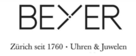 BEYER Zürich seit 1760 Uhren & Juwelen Logo (IGE, 02/06/2012)