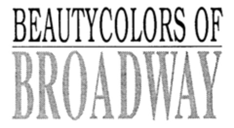 BEAUTYCOLORS OF BROADWAY Logo (IGE, 06/28/1991)