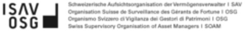 ISAV OSG Schweizerische Aufsichtsorganisation der Vermögensverwalter SAV Organisation Suisse de Surveillance des Gérants de Fortune OSG Organismo Svizzero di Vigilanza dei Gestori di Patrimoni OSG Swiss Supervisory Organisation of Asset Manager SOAM Logo (IGE, 03.09.2014)