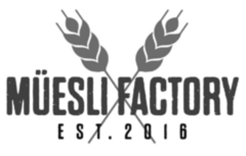 MÜESLI FACTORY EST. 2016 Logo (IGE, 06.12.2016)