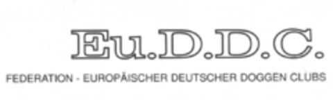 Eu.D.D.C. FEDERATION-EUROPÄISCHER DEUTSCHER DOGGEN CLUBS Logo (IGE, 24.07.2018)