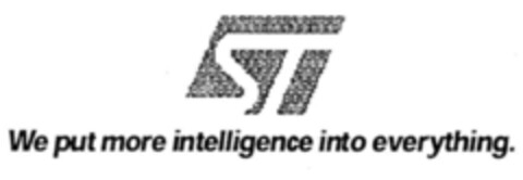 ST We put more intelligence into everything. Logo (IGE, 14.11.2001)