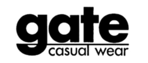 gate casual wear Logo (IGE, 09.05.1983)