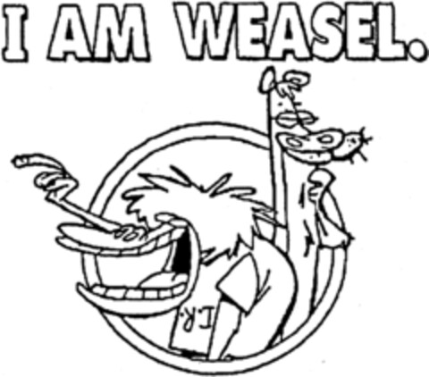 I AM WEASEL. Logo (IGE, 02/24/1999)