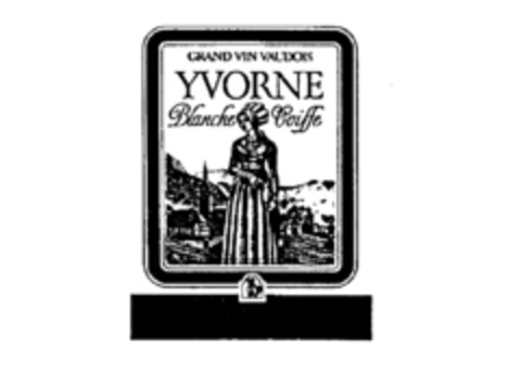 GRAND VIN VAUDOIS YVORNE Blanche Coiffe Logo (IGE, 13.05.1986)