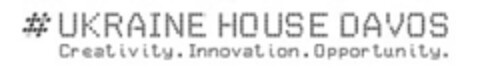 UKRAINE HOUSE DAVOS Creativity. Innovation. Opportunity. Logo (IGE, 17.10.2023)