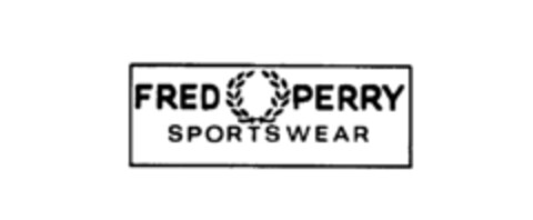 FRED PERRY SPORTSWEAR Logo (IGE, 18.05.1982)