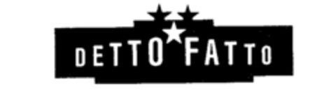 DETTO FATTO Logo (IGE, 10/17/1991)