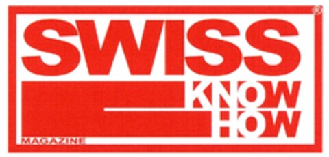 SWISS KNOW HOW MAGAZINE Logo (IGE, 11.03.2011)