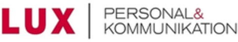 LUX PERSONAL & KOMMUNIKATION Logo (IGE, 06.03.2007)