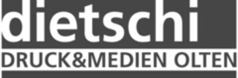 dietschi DRUCK&MEDIEN OLTEN Logo (IGE, 07.05.2014)