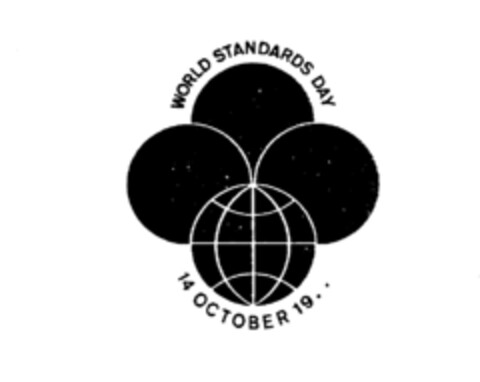 WORLD STANDARDS DAY 14 OCTOBER 19.. Logo (IGE, 08.03.1977)