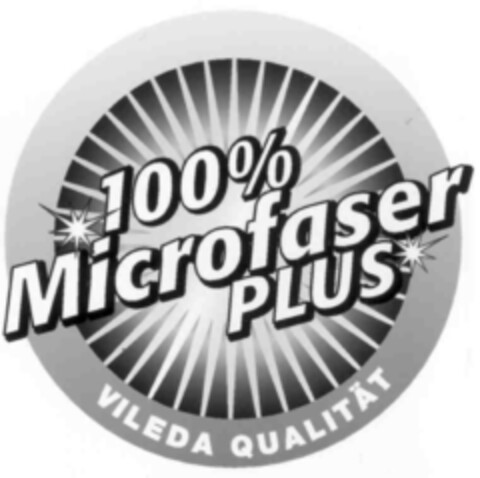 100% Microfaser PLUS VILEDA QUALITÄT Logo (IGE, 05.06.2002)