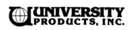 U UNIVERSITY PRODUCTS, INC. Logo (IGE, 10.10.1990)