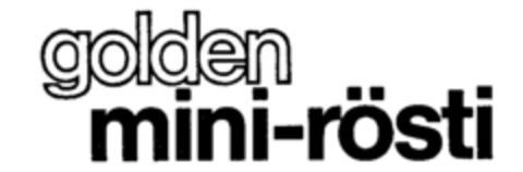 golden mini-rösti Logo (IGE, 10/23/1990)